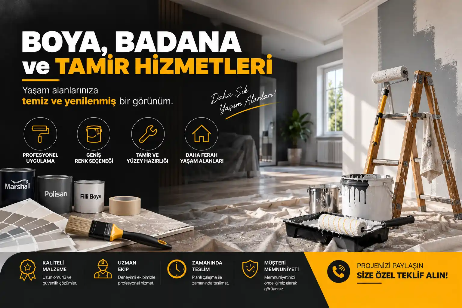 Boya, Badana ve Tamir Hizmetleri