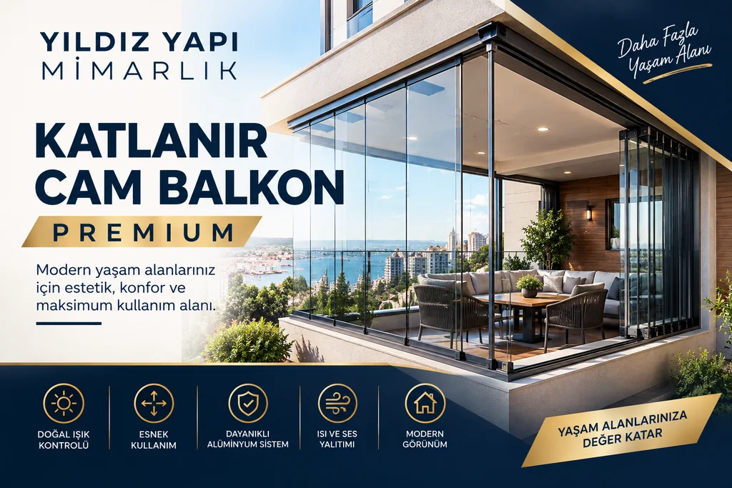 Katlanır Cam Balkon Sistemleri