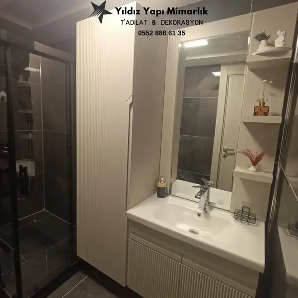Banyo dolabı ve duşakabin uygulaması