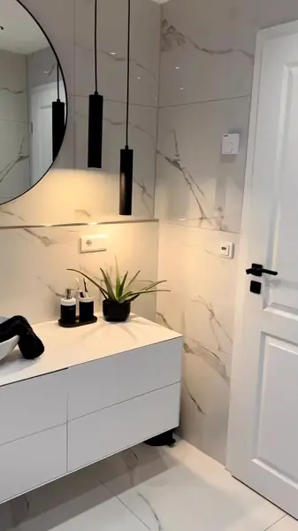 Modern banyo dekorasyonu