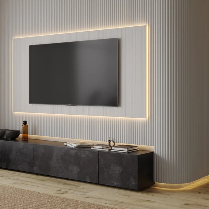 TRENDY ELEGAN RENK VE DOKULAR Tokyo Beyaz