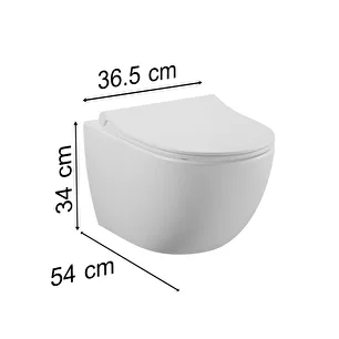Vitra – Sento Asma Klozet ve Klozet Kapağı Seti