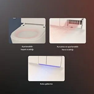 Vitra – V-Care 3 Prime Akıllı Asma Klozet