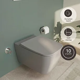 Vitra – Metropole Square QuantumFlush Asma klozet