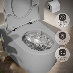 Vitra – Metropole Round QuantumFlush Asma klozet