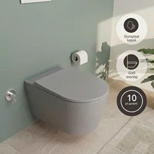 Vitra – Metropole Round QuantumFlush Asma klozet