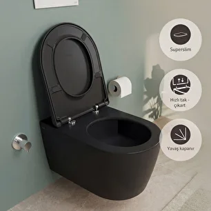 Vitra – Metropole Round QuantumFlush Asma klozet
