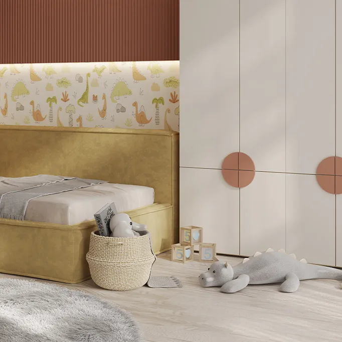 TRENDY ELEGAN RENK VE DOKULAR Süper Mat Açık Krem