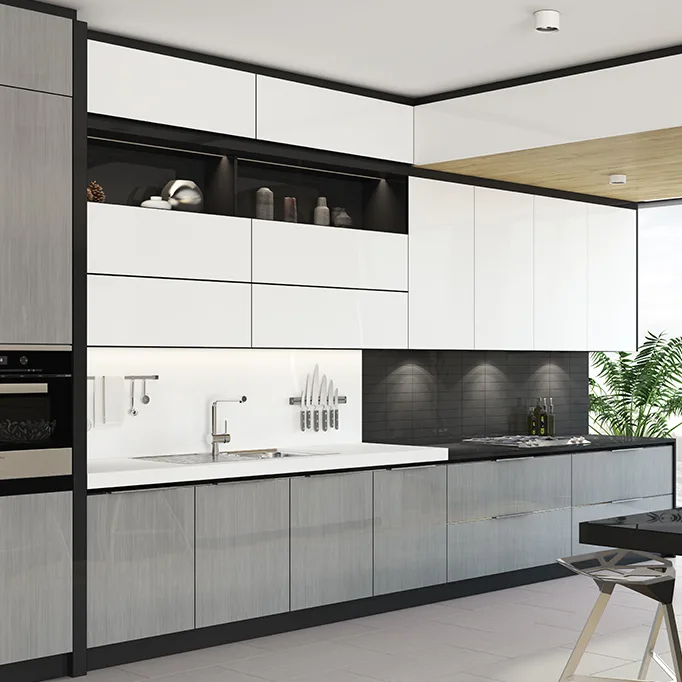 TRENDY ELEGAN RENK VE DOKULAR Soft Touch Beyaz