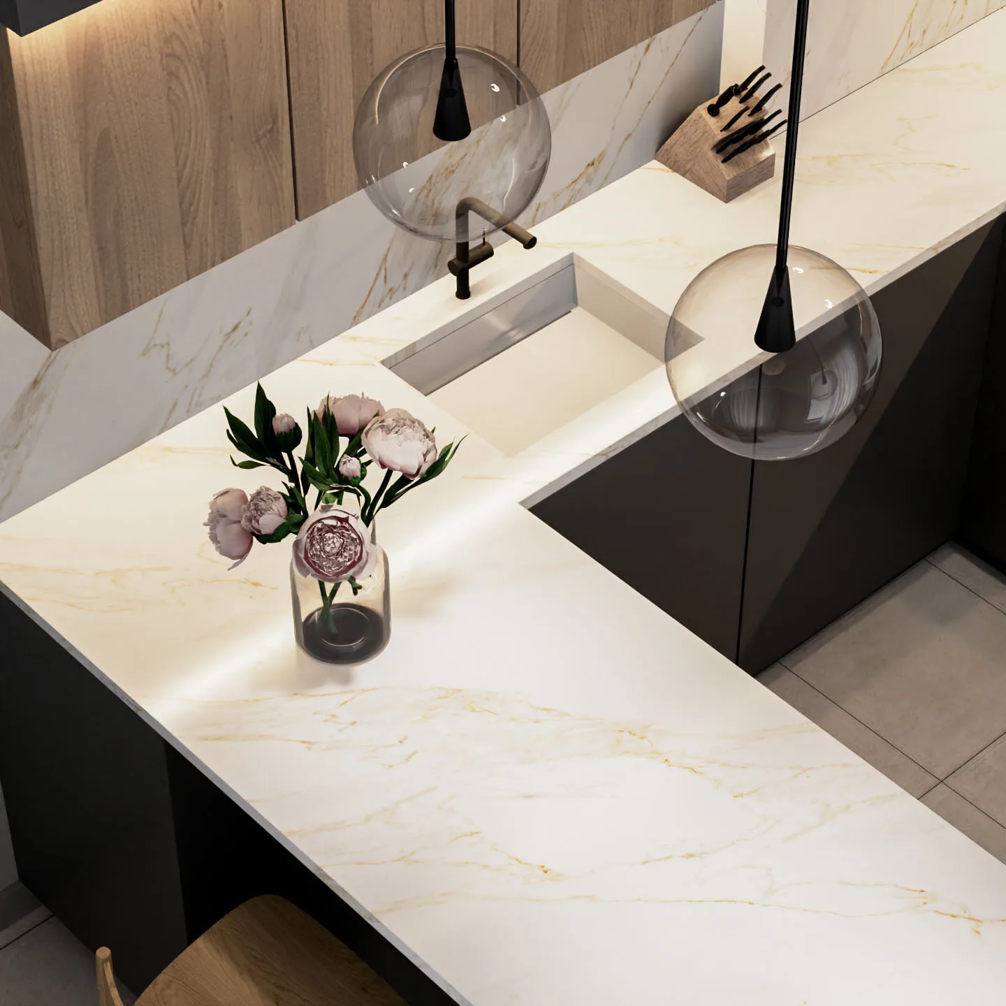 Lamar Porselen – Calacatta Borghini