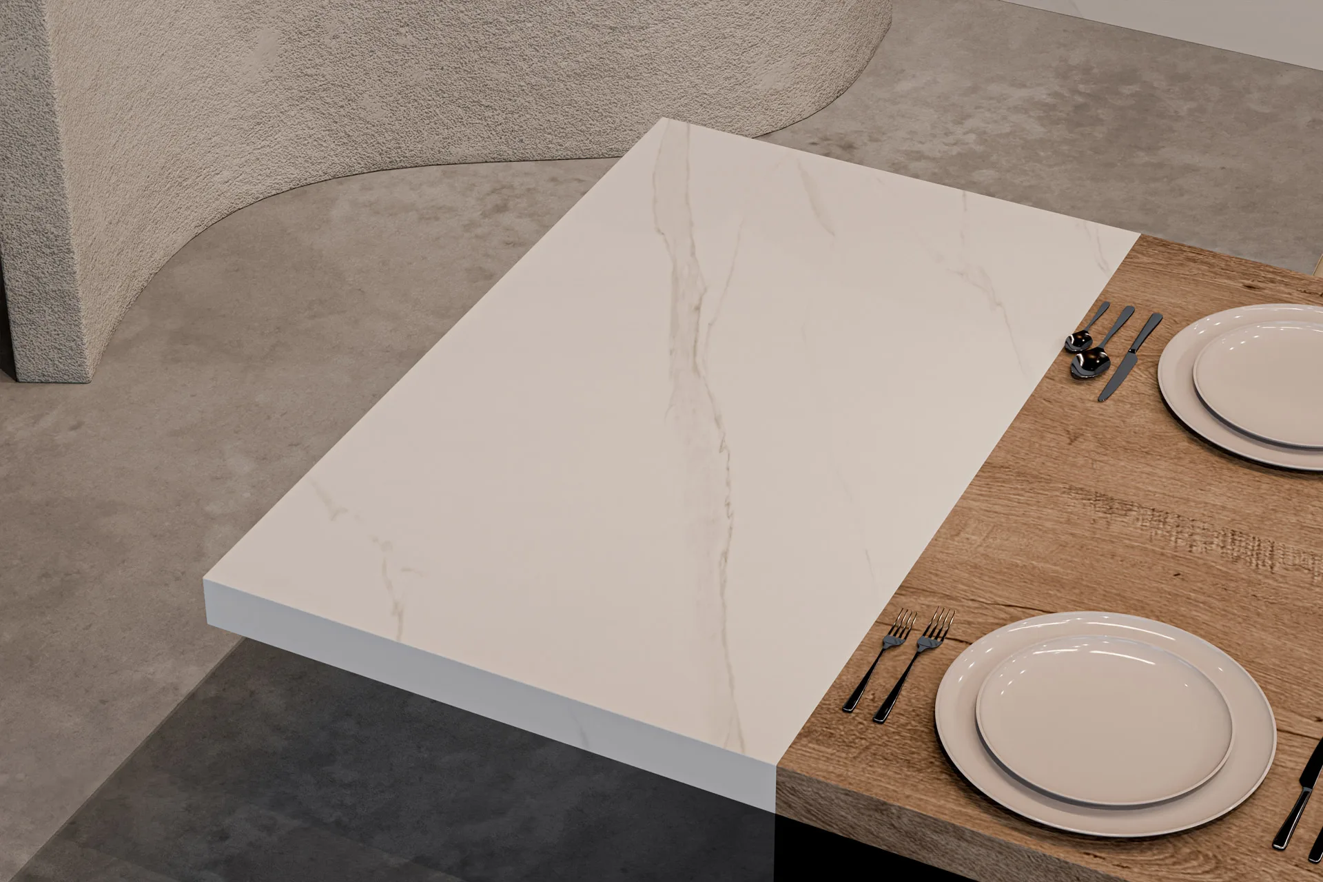 Lamar Porselen – Statuario Pearl