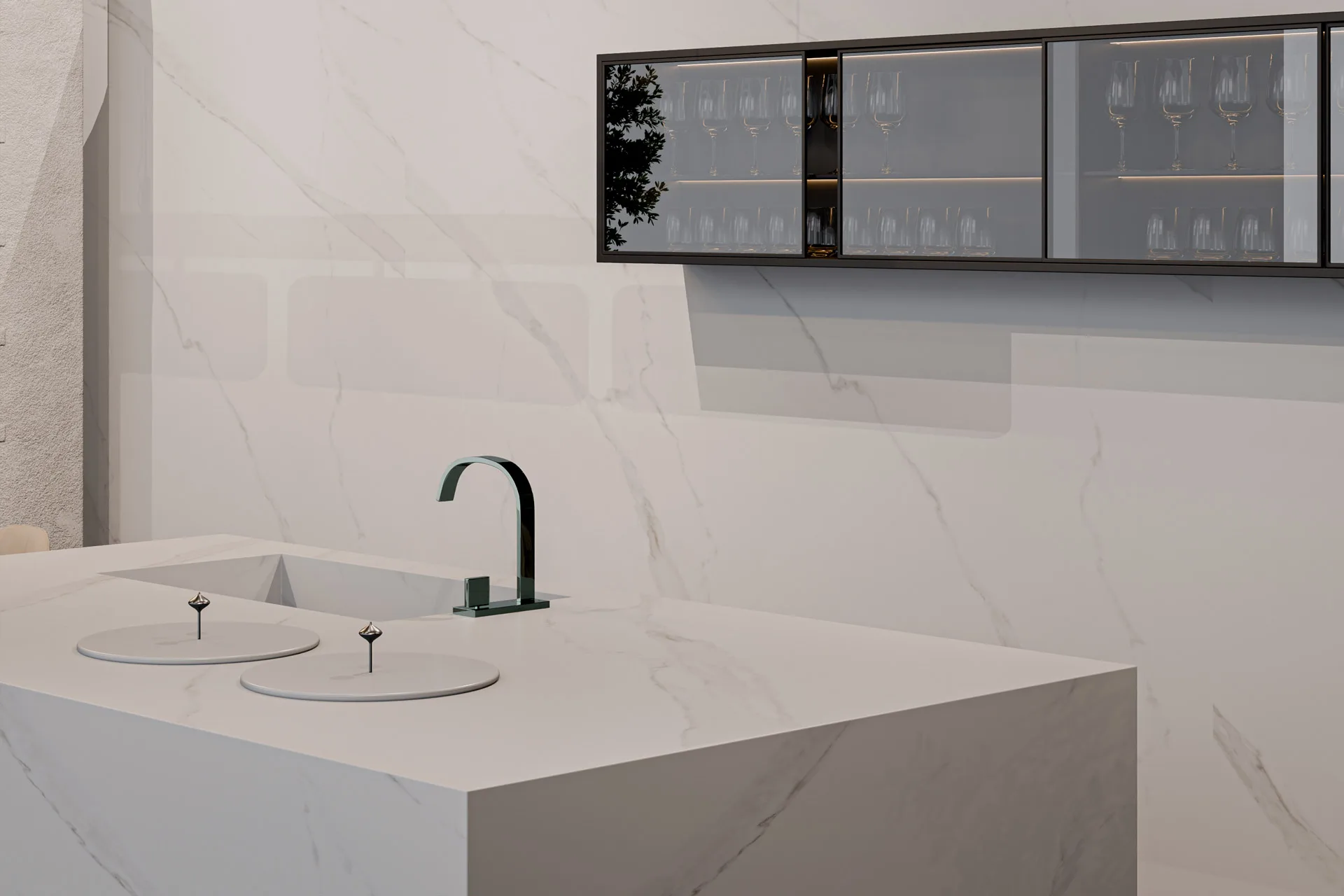 Lamar Porselen – Statuario Pearl