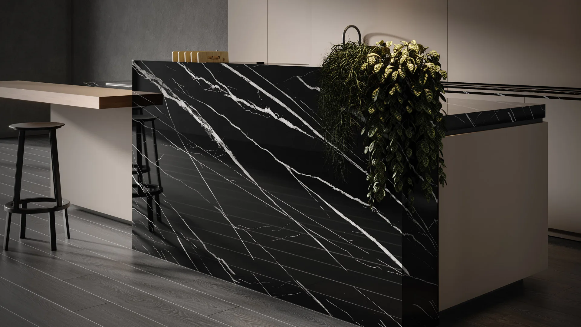 Lamar Porselen – Marquina Venato